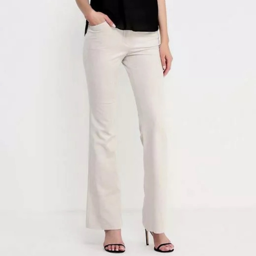 COPY - BCBG faux suede pants, size 6 NWT
